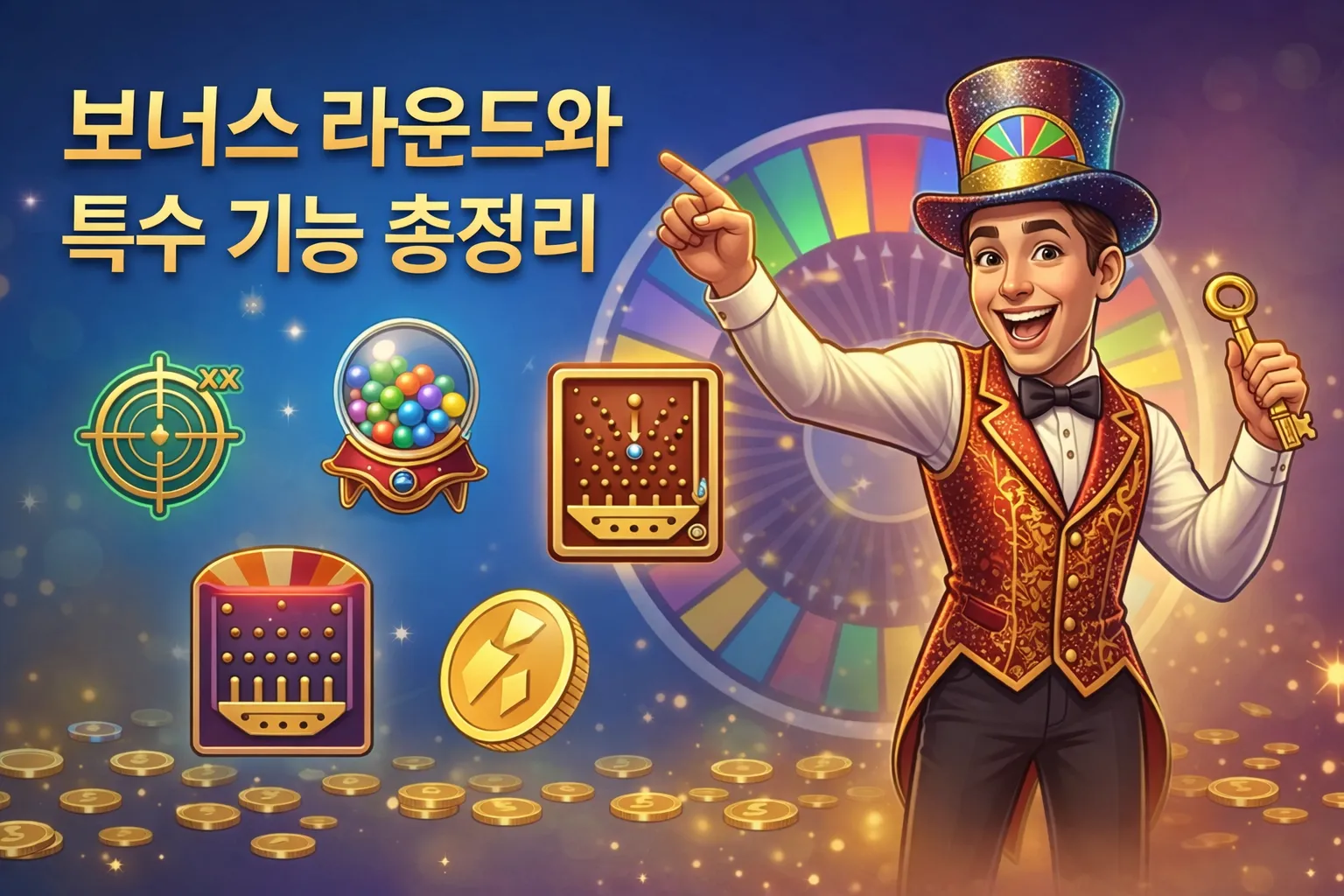 보너스 라운드와 특수 기능 총정리