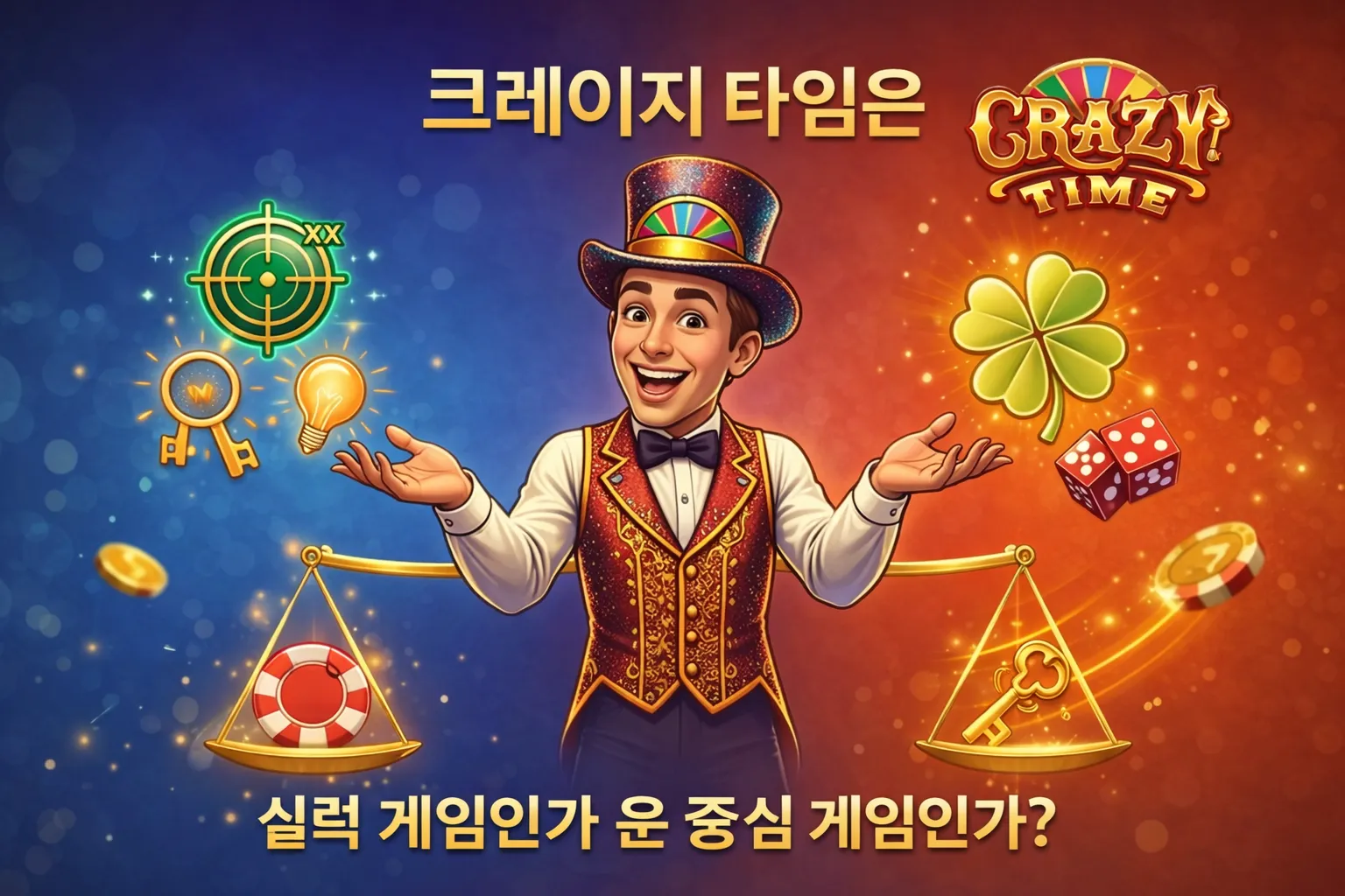 크레이지 타임은 실력 게임인가 운 중심 게임인가